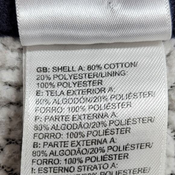 The North Face Kids Boys Hoodie Large Blue Full Zip Sherpa Fleece Lined Hoodie - Picture 6 of 16